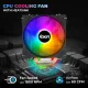 Foxin CPU Fan For Intel and AMD Socket 120mm ARGB FCF 005