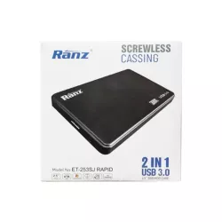 Ranz HDD|SSD Casing 2.5 Inch USB 3.0 RAPID