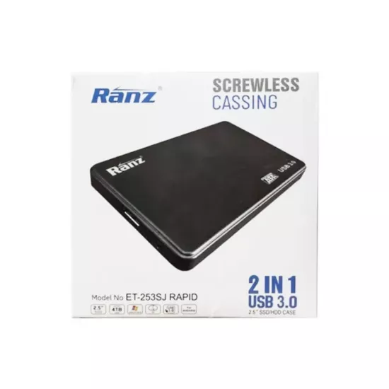 Ranz HDD|SSD Casing 2.5 Inch USB 3.0 RAPID