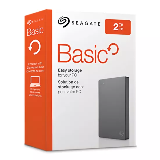 Seagate External USB Hard Disk Basic 2TB