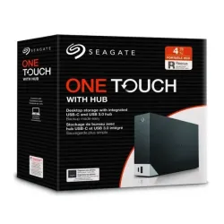 Seagate External Table Top Hard Disk One Touch Hub 4TB 3.5 Inch (With Adapter)