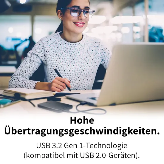 Toshiba External Hard Disk Canvio Partner 1TB (With Type-C And USB 3.0)