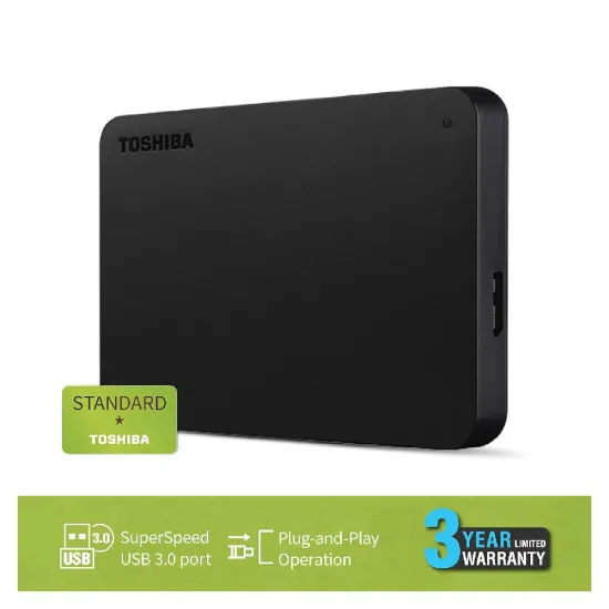 Toshiba USB External Hard Disk Canvio Basics 2TB