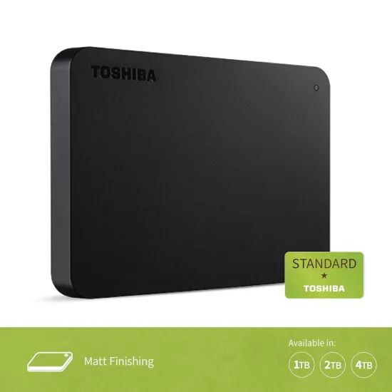 Toshiba External Hard Disk 4TB Canvio Basics (With USB 3.0)