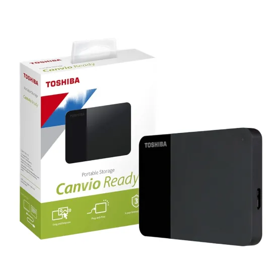 Toshiba External Hard Disk 4TB Canvio Ready (With USB 3.0)