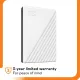 WD External USB Hard Disk My Passport 5TB (White)