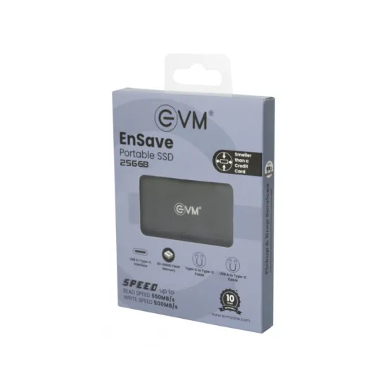 EVM External SSD 256GB Type-C (EPSSD/256G)