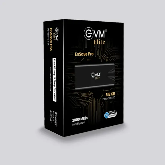 EVM Elite External SSD 512GB EnSave Pro Type-C