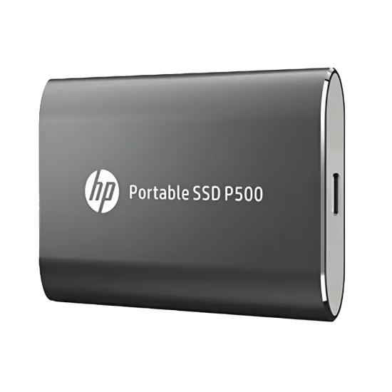 HP External SSD 500GB With USB|Type-C Black P500