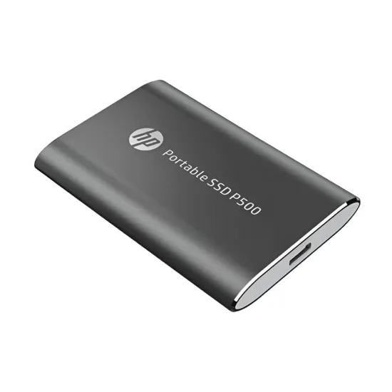 HP External SSD 500GB With USB|Type-C Black P500