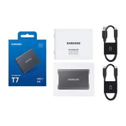 Samsung External SSD 4TB T7 (With USB 3.2) (Black)