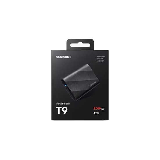 Samsung External SSD 4TB T9 (With USB 3.2) Black