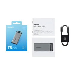 Samsung External SSD 2TB T5 EVO (With USB 3.2) Black