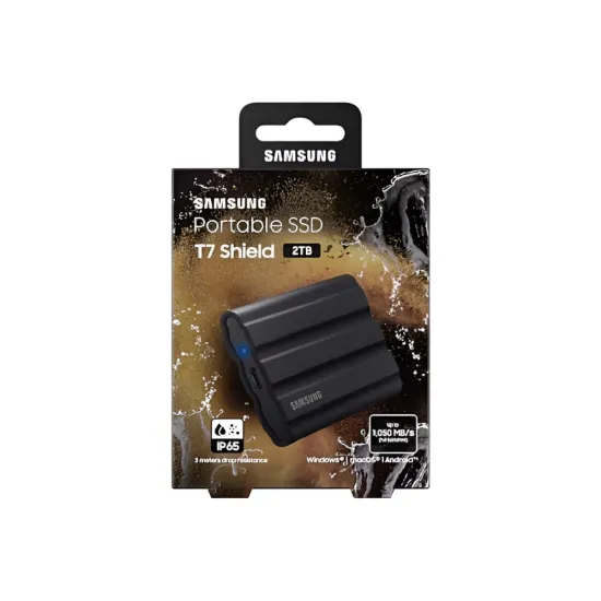 Samsung External SSD 2TB T7 Shield (With USB Type-C)