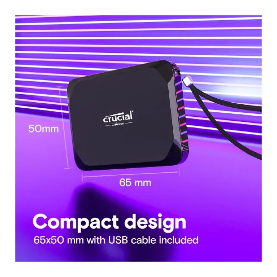 Crucial External SSD 2TB X9 (With USB 3.2)