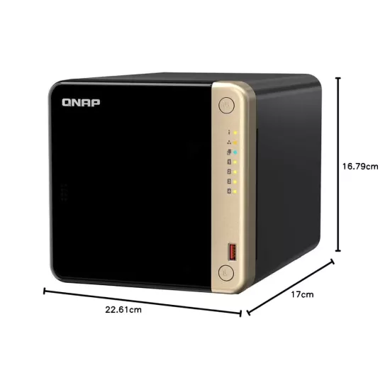 QNAP TS-464-8G 4 Bay 72TB NAS Box