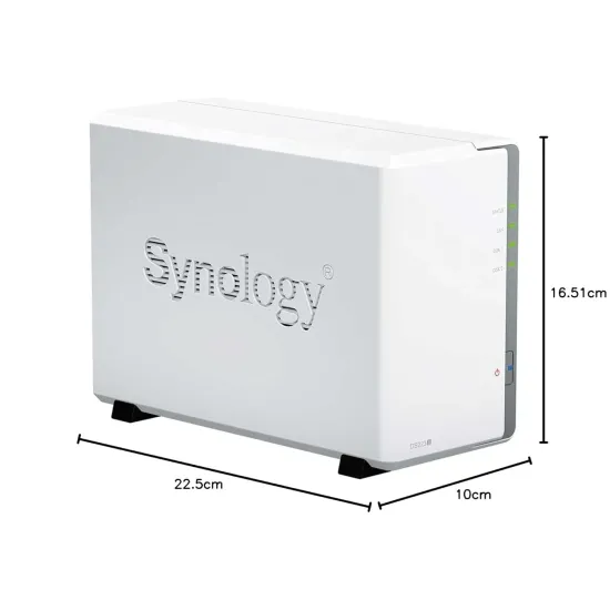 Synology NAS Diskstantion DS223J (0TB 2BAY) 1GB DDR4 Ram