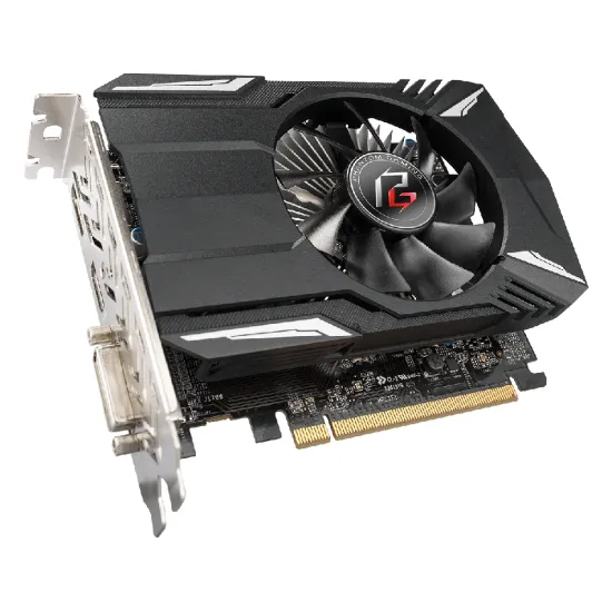 ASRock Graphic Card RX 550 4GB DDR5 Phantom Gaming Single Fan
