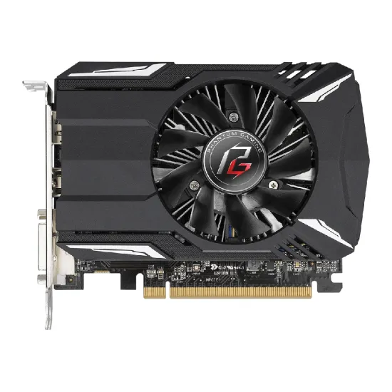 ASRock Graphic Card RX 550 4GB DDR5 Phantom Gaming Single Fan