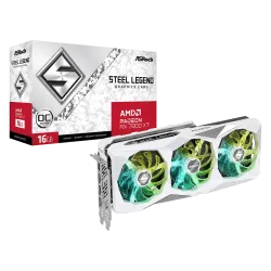 Asrock Graphic Card AMD Radeon RX 7800 XT Steel Legend 16GB DDR6 OC Dual Fan