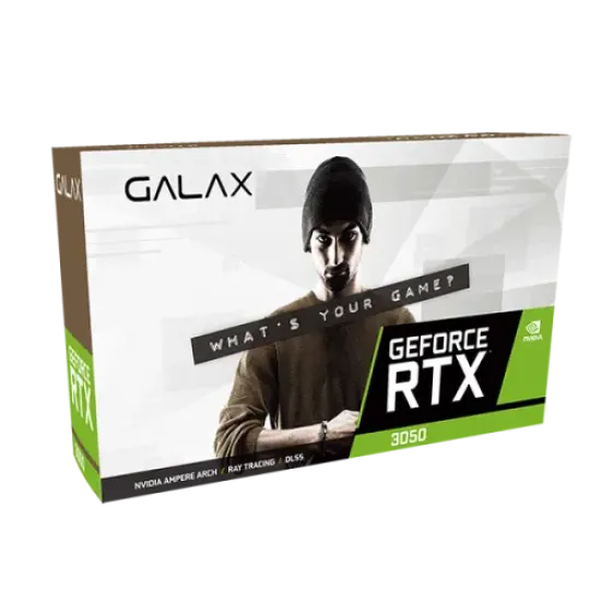 GALAX Nvidia Graphic Card RTX 3050 6GB DDR6 EX (1-Click OC Feature)
