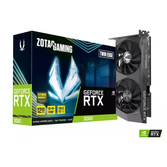 Zotac RTX 3060 12GB DDR6 GAMING TWIN EDGE DUAL FAN  Graphic Card