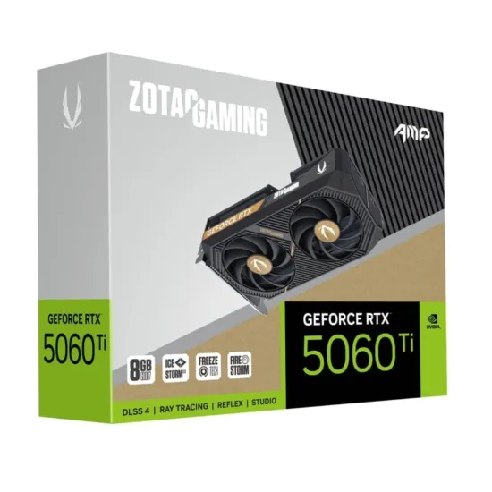 ZOTAC Nvidia Graphic Card RTX 5060 Ti 8GB DDR7 Gaming AMP Dual Fan