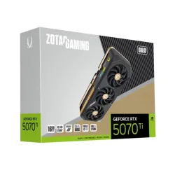 ZOTAC Nvidia Graphic Card RTX 5070 Ti 16GB DDR7 Gaming Solid SFF Triple Fan