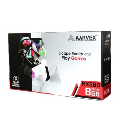 Aarvex AMD Radeon Graphic Card RX580 8GB DDR5 Dual Fan