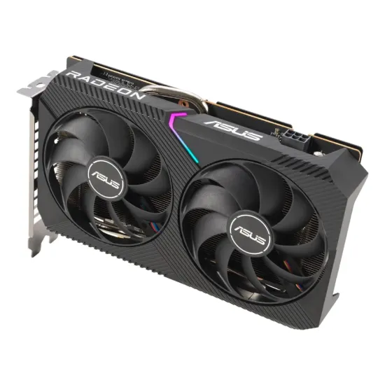 Asus Graphic Card Dual RX 6500 XT 4GB DDR6 V2 OC Dual Fan