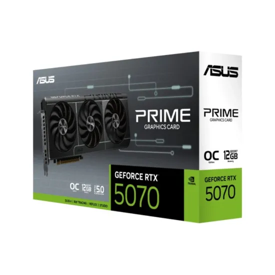 Asus Graphic Card Prime RTX 5070 12GB DDR7 OC Triple Fan