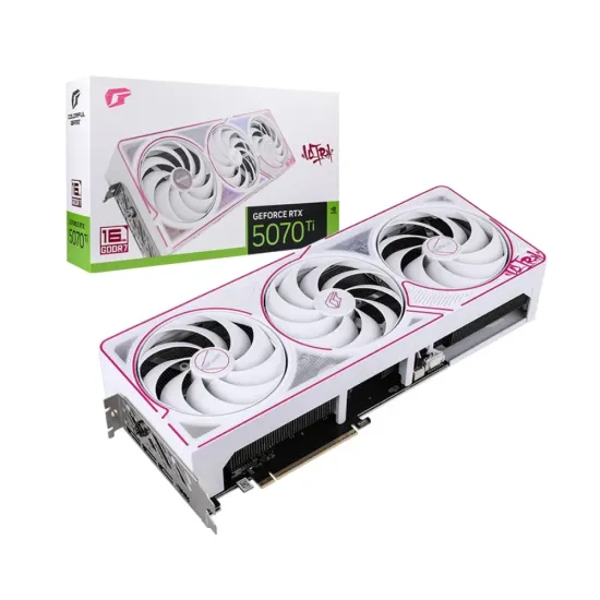 Colorful Graphic Card RTX 5070 Ti 16GB DDR7 iGame Ultra W OC Triple Fan