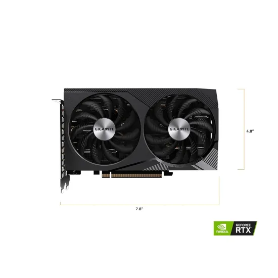 Gigabyte RTX 3060 12GB DDR6 Windforce OC 12G Dual Fan Graphic Card