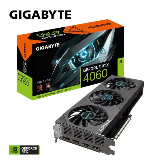 Gigabyte RTX 4060 EAGLE 8GB GDDR6 TRIPLE FAN Graphic Card