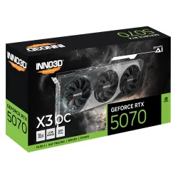 INNO3D Nvidia Graphic Card RTX 5070 12GB DDR7 X3 OC Triple Fan