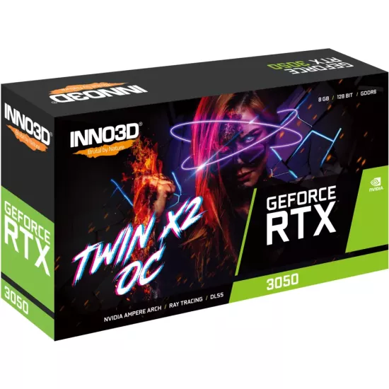 INNO3D RTX 3050 TWIN X2 8GB DDR6 Graphic Card