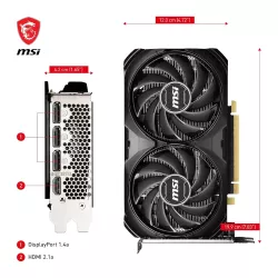 MSI RTX 4060 TI 8GB DDR6 VENTUS 2X 8G OC Graphic Card