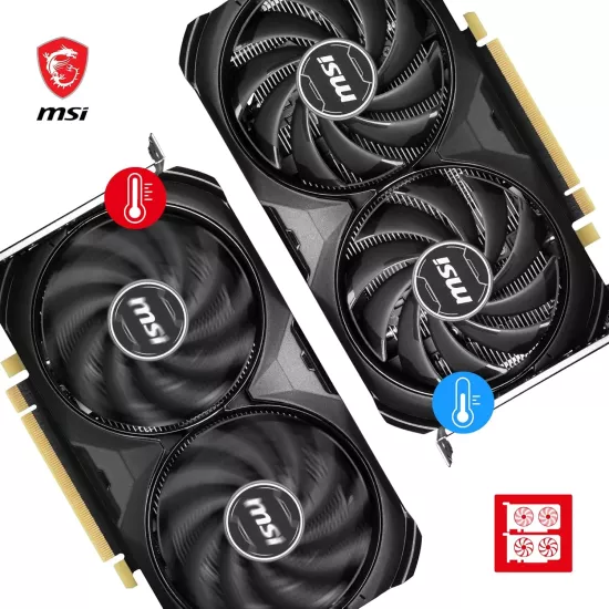 MSI RTX 4060 TI 8GB DDR6 VENTUS 2X 8G OC Graphic Card