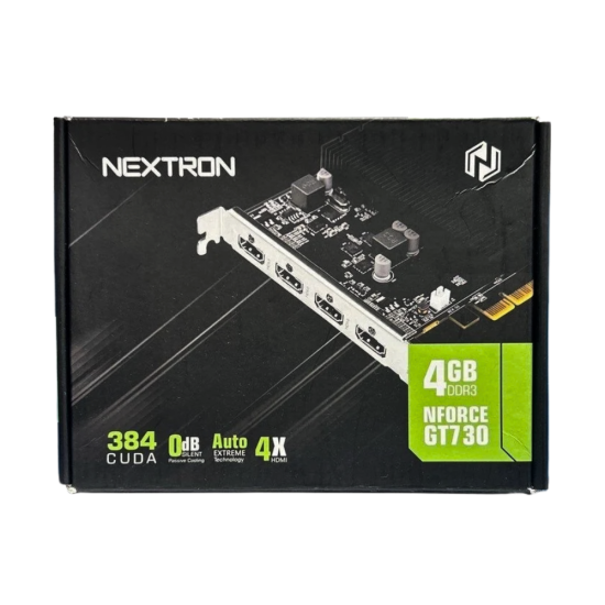 NEXTRON Nvidia Graphic Card NForce GT730 4GB DDR3 ( 4 HDMI )