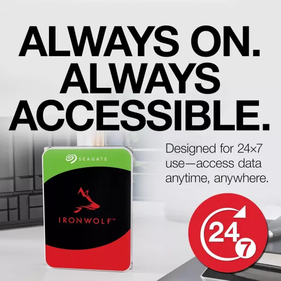 Seagte Ironwolf 4TB 3.5 Inch NAS Internal Hard Disk