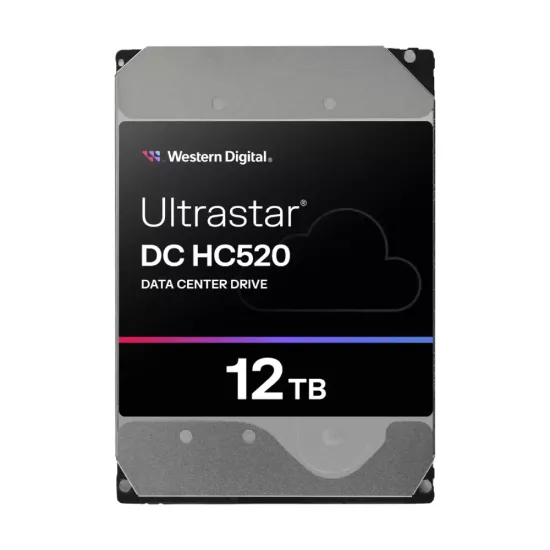 WD Ultrastar 12TB Enterprise Data Center Hard Drive SATA 3.5 Inch DC-HC520