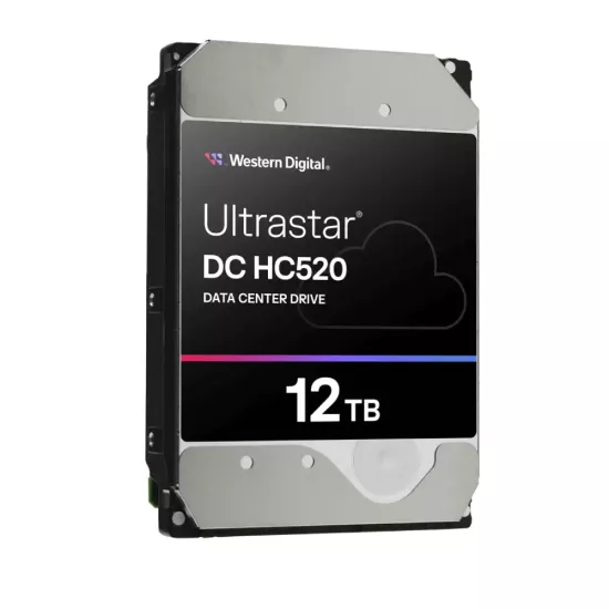 WD Ultrastar 12TB Enterprise Data Center Hard Drive SATA 3.5 Inch DC-HC520