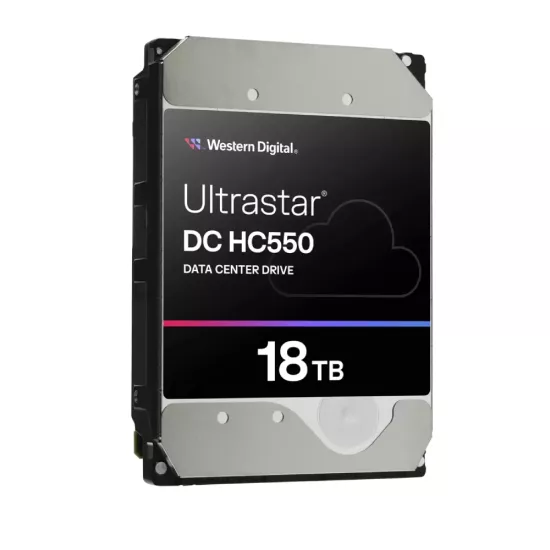 WD Ultrastar 18TB Enterprise Data Center Hard Drive SATA 3.5 Inch DC-HC550