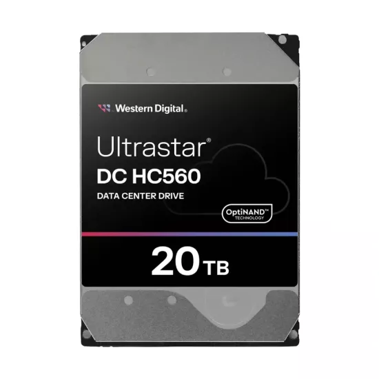 WD Ultrastar 20TB Enterprise Data Center Hard Drive SATA 3.5 Inch DC-HC560