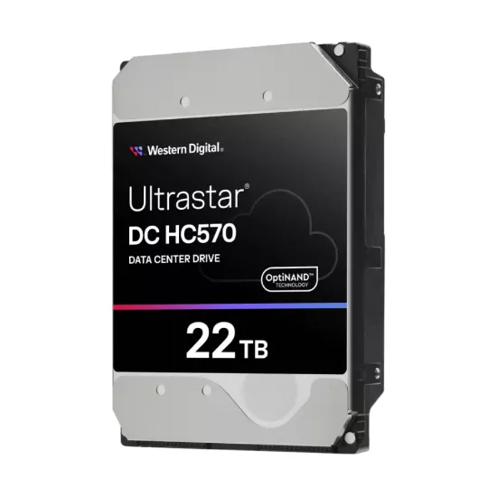 WD Ultrastar 22TB Enterprise Data Center Hard Drive SATA 3.5 Inch DC-HC570