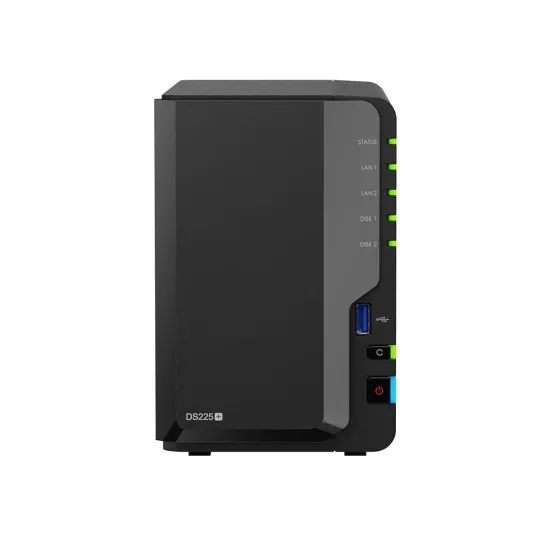 Synology NAS Diskstation DS225+ (0TB 2BAY) 2GB DDR4 Ram