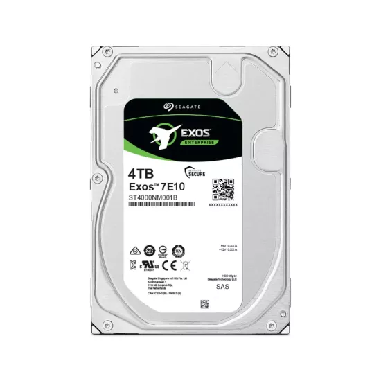 Seagate Exos 7E10 4TB Enterprise Data Center Hard Disk 3.5 Inch SATA