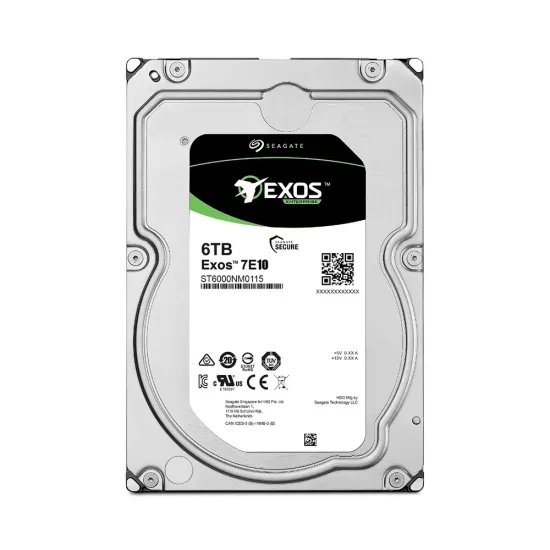 Seagate Exos 7E10 6TB Enterprise Data Center Hard Disk 3.5 Inch SATA