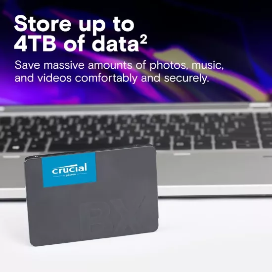 Crucial Internal SSD SATA 500GB (BX500)