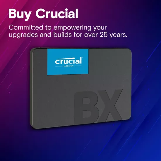 Crucial Internal SSD SATA 500GB (BX500)